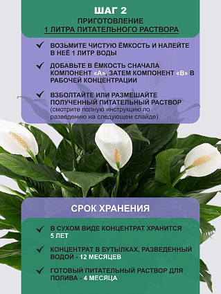 Питательный раствор для комнатных растений 250 мл