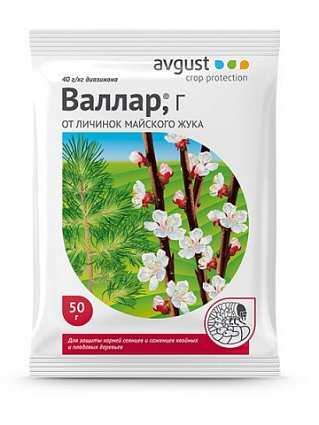 Валлар (от майского жука, проволочника) 50 г Август
