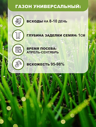 Газонная трава Канада Супергрин 5 кг